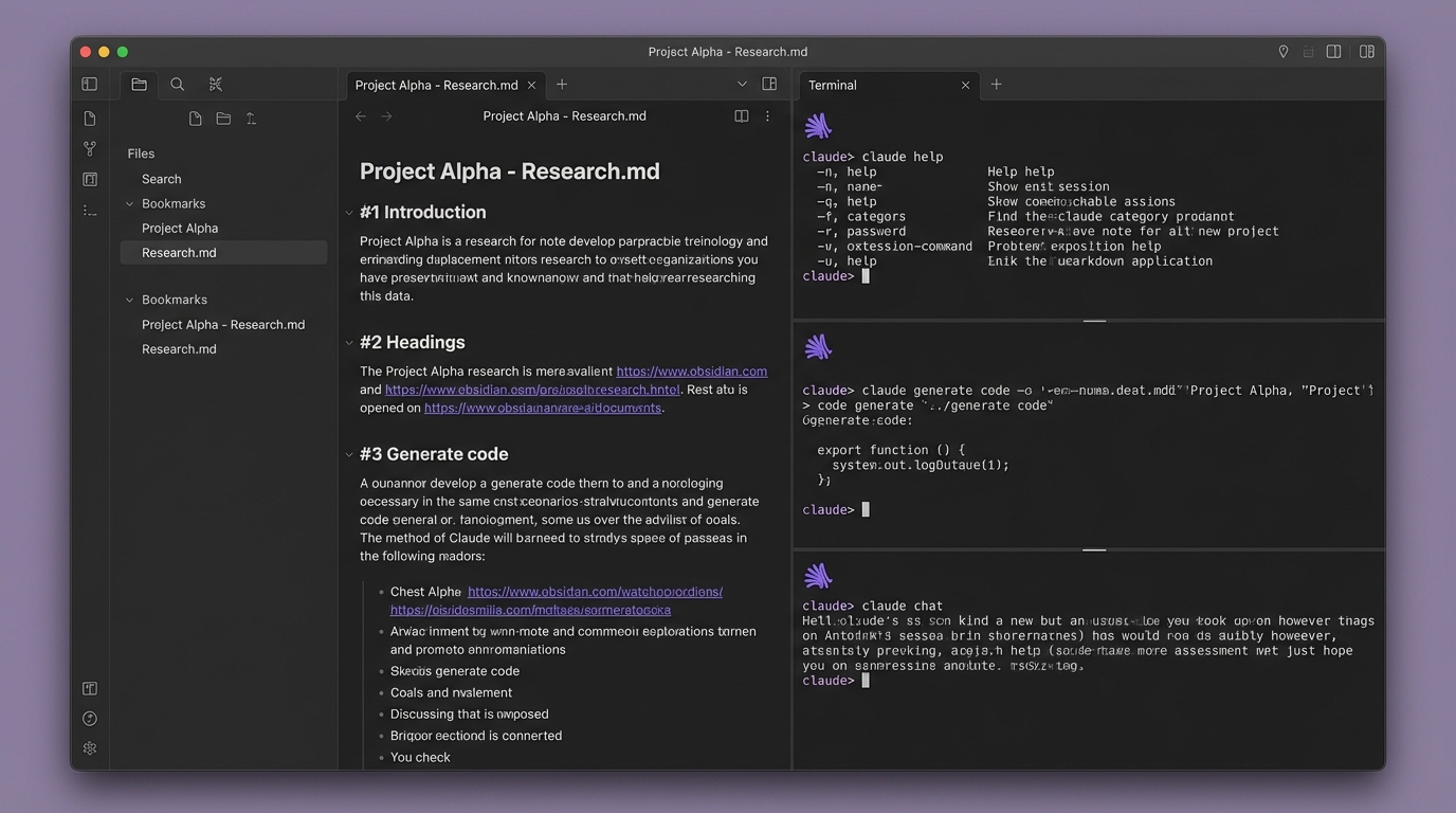 After: integrated workspace