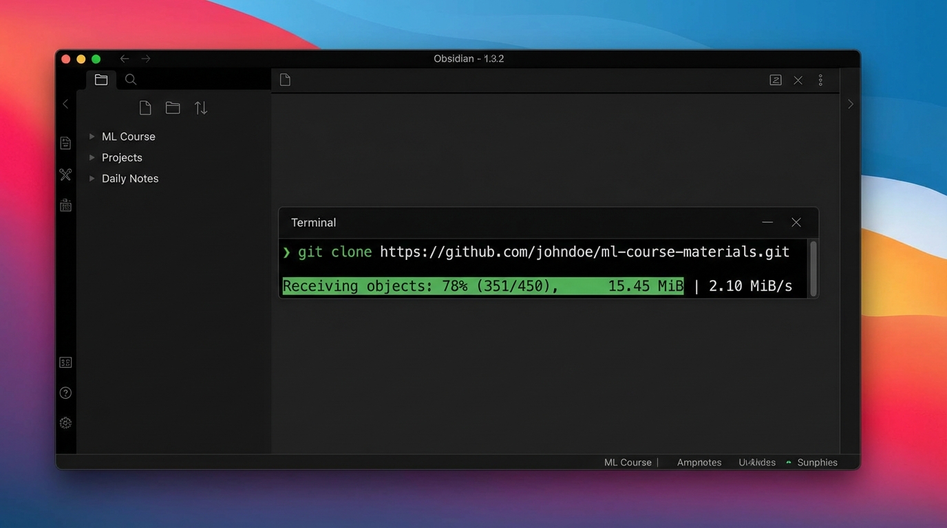 Cloning program repo